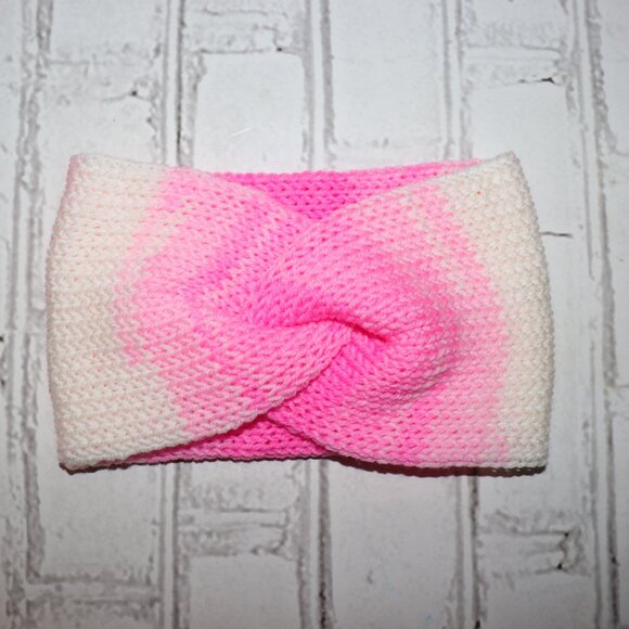 💗 Handmade Gradient Headband · Twisted Luxe 💗 White to pink ombré - Picture 1 of 3